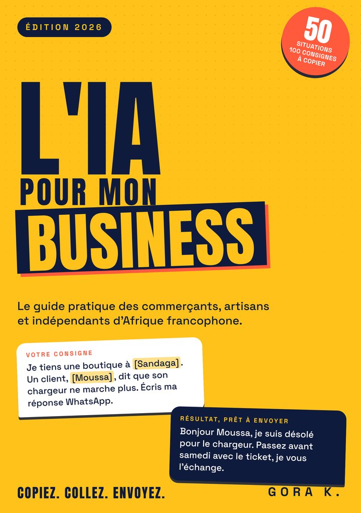 Couverture de L’IA pour mon business